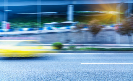 traffic on chongqing interchangeの写真素材