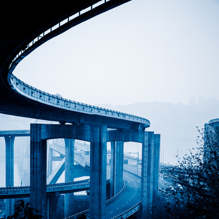 traffic on highwayの写真素材