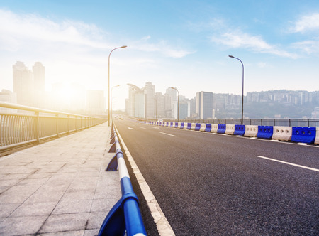 highway to chongqing incity,chinaの写真素材