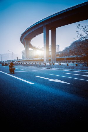 traffic on highwayの写真素材