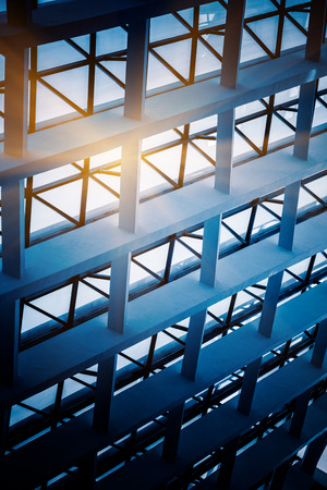 detail of modern architectureの写真素材