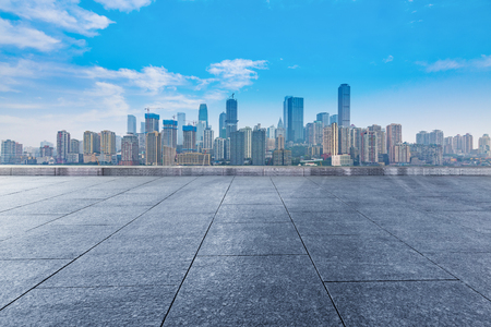 chongqing cityscapeの写真素材