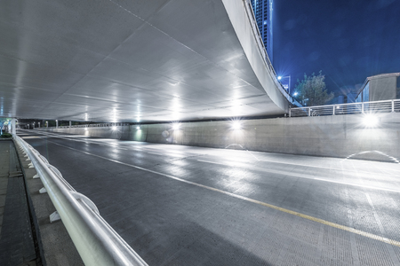 clean city road,tianjin china.の写真素材