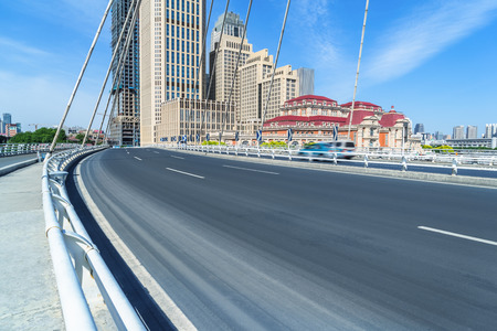 downtown distrcit of tianjin city,chinaの写真素材