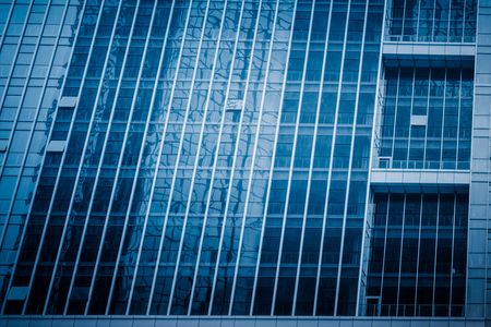 building appearance, blue toned image.の写真素材