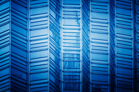 facade of modern building in china.の写真素材