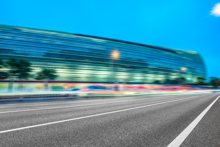 car driving on road in cityのeditorial素材