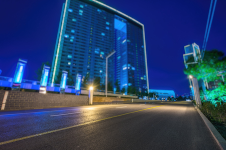 traffic at night,china.のeditorial素材
