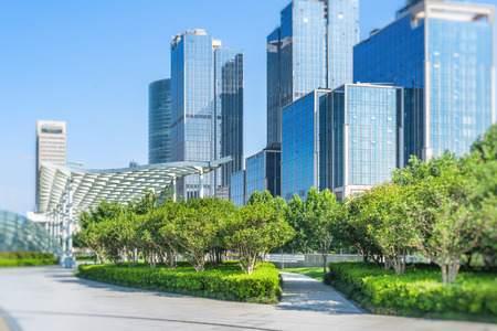 beautiful park at a sunny day,shanghai,china.の写真素材
