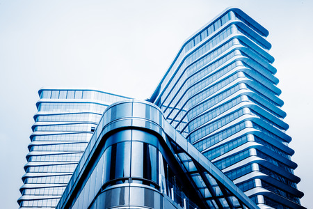 modern office buildings of central district,suzhou,china.