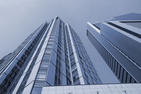 the modern building of the lujiazui financial centre in shanghai china.のeditorial素材