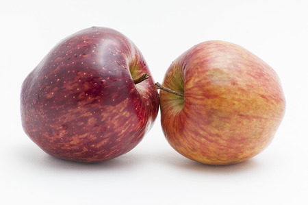 apples  isolated on white backgroundの写真素材
