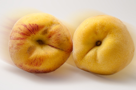 Fresh Peach isolated on white