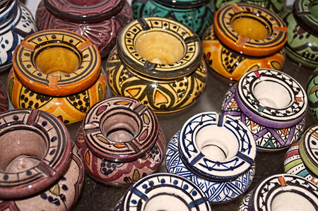 Souvenir shop in the medina of Marrakech, Moroccoの写真素材