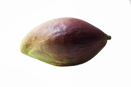 mango isolated on white backgroundの写真素材