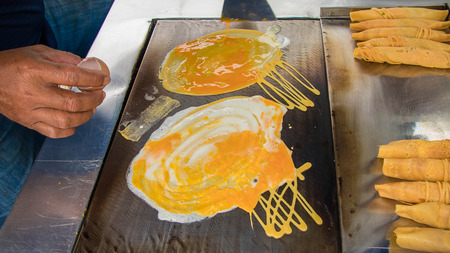 Japanese crepes.の写真素材