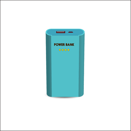 Power Bank Blue for smart Phonesのイラスト素材