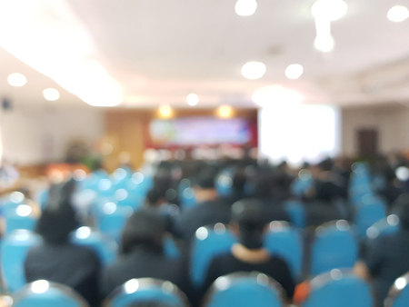 Blurry Pictures of Seminarsの写真素材