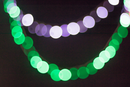 Bokeh of Christmas lights.の写真素材