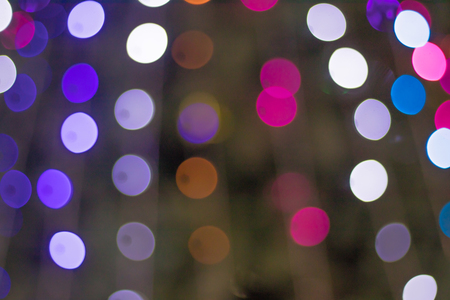 Bokeh of Christmas lights.の写真素材