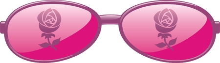 Rose colored glasses Rose colored glasses
