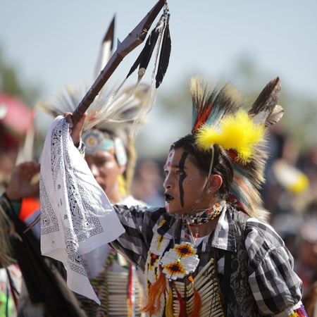 SAN BERNARDINO, CALIFORNIA, USA, OCTOBER 13, 2012.  The San Manuel Band of Indians hold their annual...