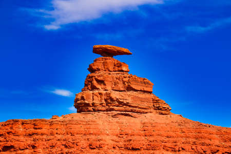 A large stone in mexican hatの写真素材
