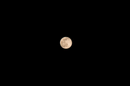 Great super moon in the skyの写真素材