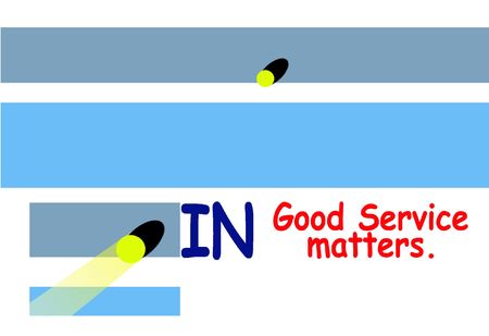 Go Service matters!の写真素材