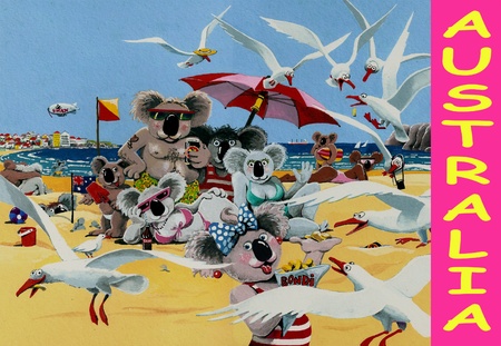 WELLCOME TO KOALA BEACH!の写真素材