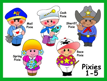 My Pixies 1-5の写真素材