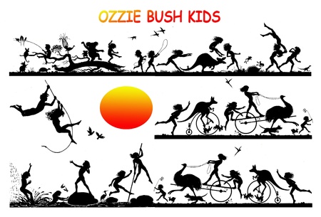 OZZIE BUSH KIDSの写真素材