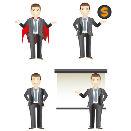 Businessman setのイラスト素材
