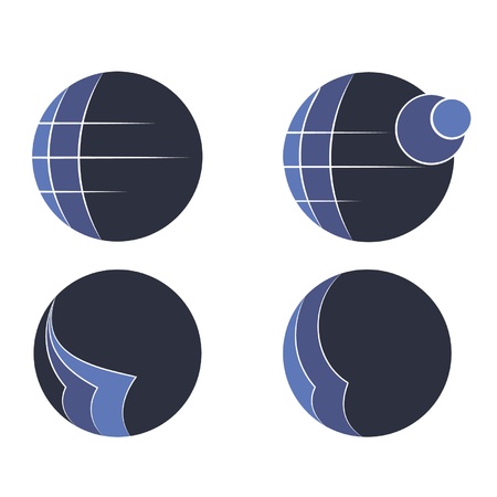 abstract design elementsのイラスト素材