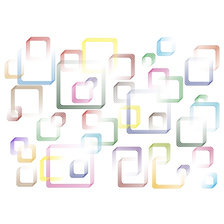 squares backgroundのイラスト素材