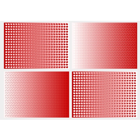 background heartsのイラスト素材