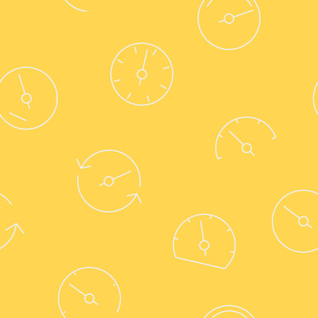 Seamless pattern with speedometers for your designのイラスト素材