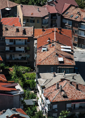 view of the city from a height for your designの写真素材