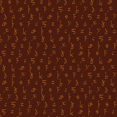 Seamless pattern with alphabet for your designのイラスト素材
