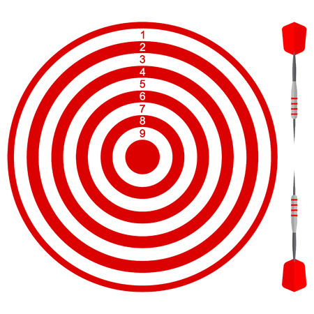 vector icon with darts for your designのイラスト素材