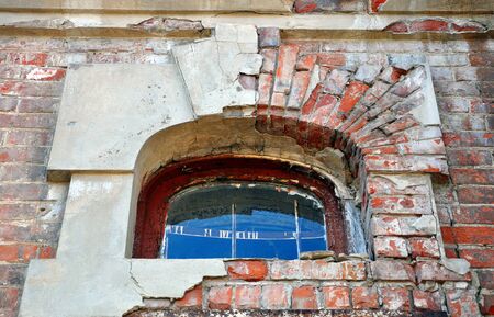an old brick building
