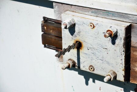the inside of the bolt lock with a key