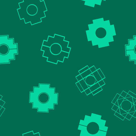 Seamless vector pattern with Inca Cross Chakana for your designのイラスト素材