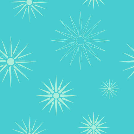 Seamless vector pattern with ancient solar symbol Vergina Sun for your projectのイラスト素材