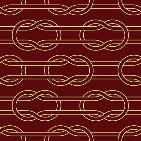 Seamless vector pattern with ancient symbol Hercules knot for your projectのイラスト素材