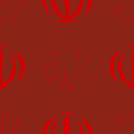 Seamless pattern with Emblem of Iran for your projectのイラスト素材
