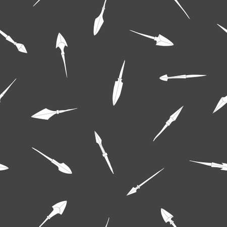Seamless pattern with ancient Arrowheads for your projectのイラスト素材