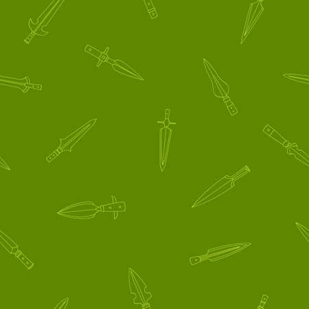 Seamless pattern with ancient spearheads for your projectのイラスト素材