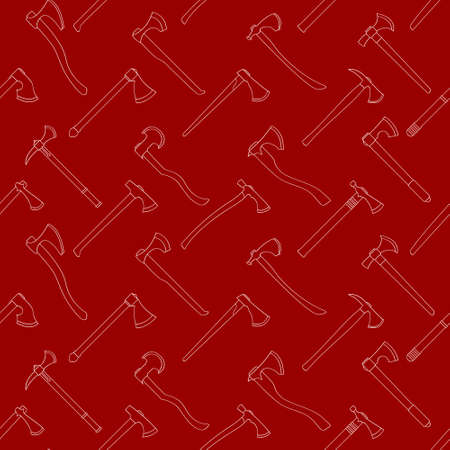 Seamless pattern with ancient battle axes for your projectのイラスト素材
