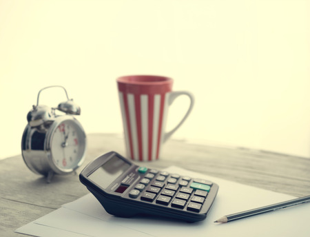 Home Office Deskの写真素材